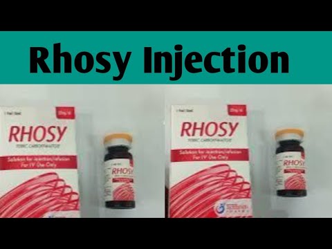 Rhosy Injection Uses in Urdu| Rhosy Injection Benefits| Ferric ...
