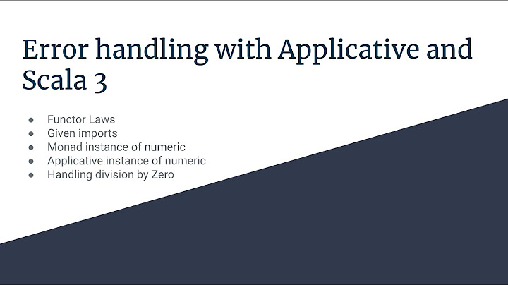 Ep 6: Functional error handling with applicative in Scala 3