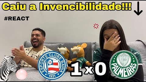 REACT REAÇÕES BAHIA x PALMEIRAS