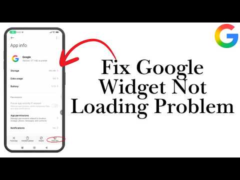 Fix Google Widget Not Loading Problem on Android (100% Working Solution)