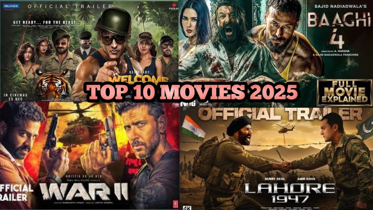 🎥 Top 10 Indian Movies 2025 | Upcoming Bollywood Movies | Pan-India ...