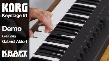 Korg Keystage Poly AT MIDI Keyboard Controller - Demo with Gabriel Aldort