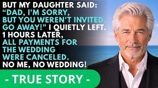 I Arrived at the Wedding, but My Daughter Said, “Dad, You’re Not Invited—Please   ” Calm Dad Stories