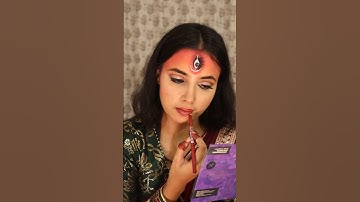 Maa Durga Makeup look Tutorial 🪷#trending #makeup #maadurga #navratri
