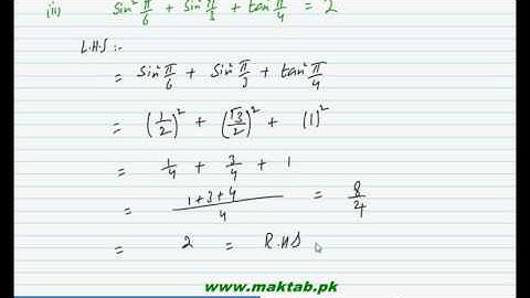FSc Math Book1, Ex 9.3, LEC 14: Q 1-2