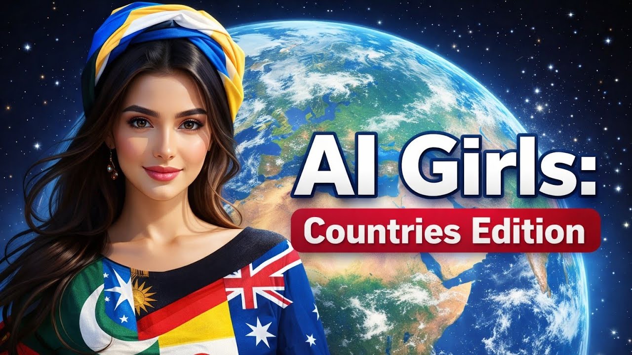 Action Ai Girls as Countries Vision. Alphabetical order. Part one.