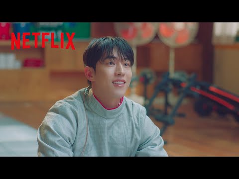 不意打ちして勝ったあとのナム・ジュヒョクの笑顔がズルい | 二十五、二十一 | Netflix Japan