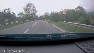 Driving in Romania from Otelul Rosu to the village of Zeicani!