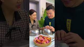 Funny Husband and Wife Yummy Food Eating Challenge 🍲🍲🤣🤣