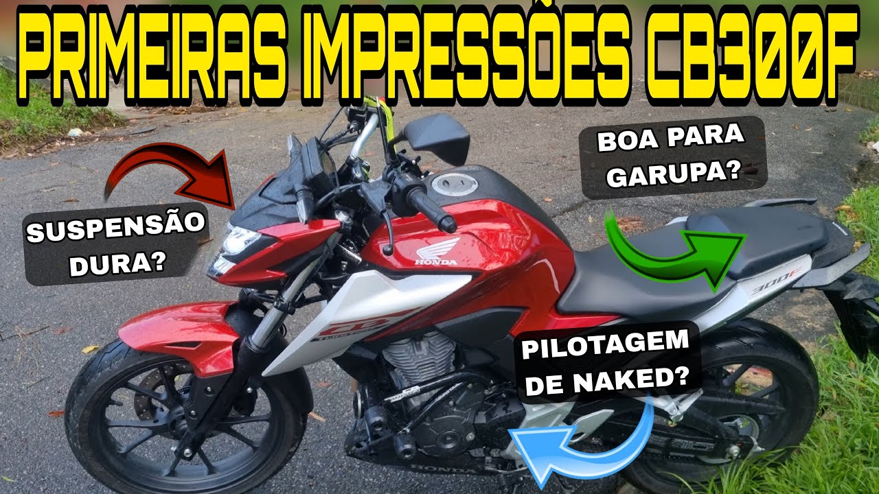 Primeiras Impressões da CB300F Twister – Conforto, Suspensão e Motor