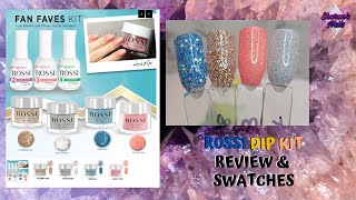 Rossi Fan Faves Dip Kit Review and Swatches