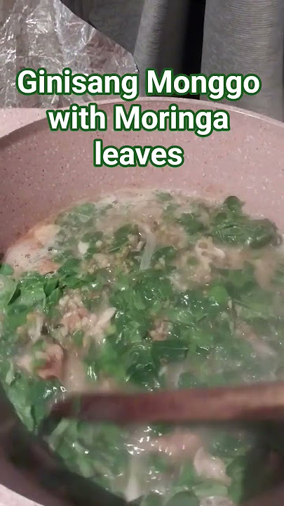 Ginisang Monggo // Malunggay leaves #trendingshorts #viral #food