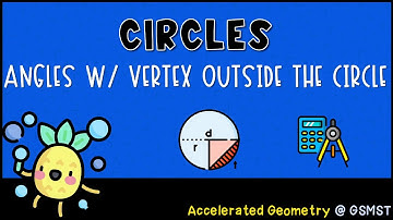 Angles with their Vertex Outside the Circle