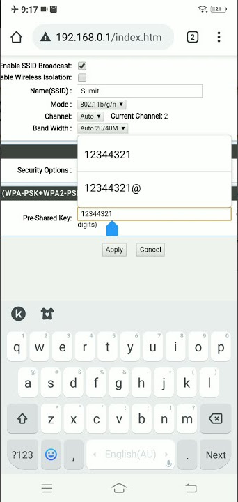 how to dilink WiFi password change