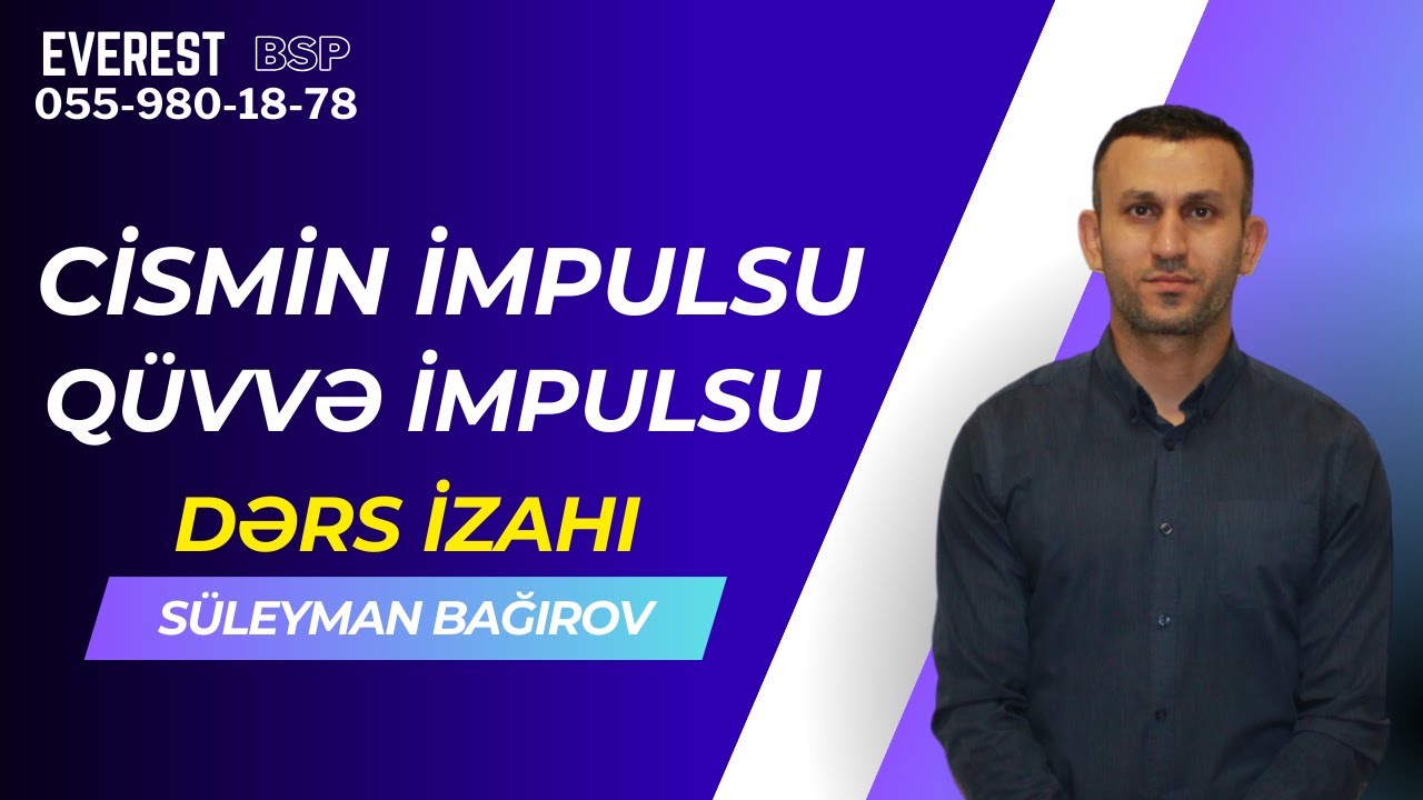 Cismin impulsu. Qüvvə impulsu