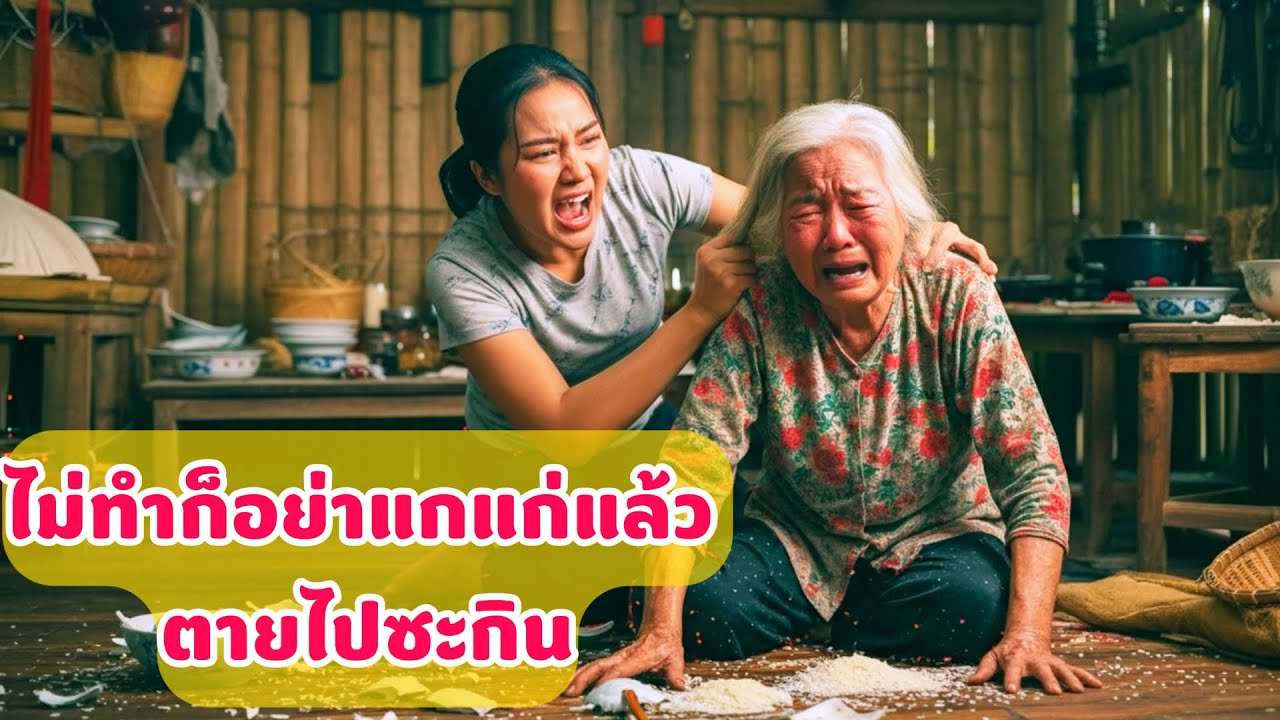 “ไม่ทำก็อย่าแก่แล้ว ตายไปซะกิน” แม่ผัวถูกลูกสะใภ้เหยียดหยามกลางบ้าน | ดราม่าครอบครัว