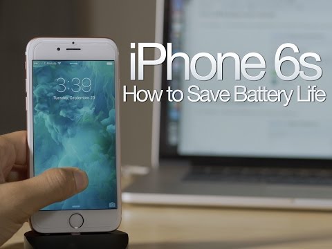 12 Tips to Save Battery Life on the iPhone 6s