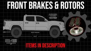 How to Replace Front Brakes and Rotors Tacoma 20052023