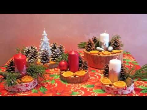 Tutorial - Ceppo di Natale - YouTube