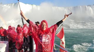 Ниагарский водопад - прогулка на кораблике. Niagara falls. Канадская сторона Ниагарского водопада.