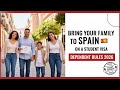 Bring Your Family to Spain on a Student Visa — Dependent Rules 2026