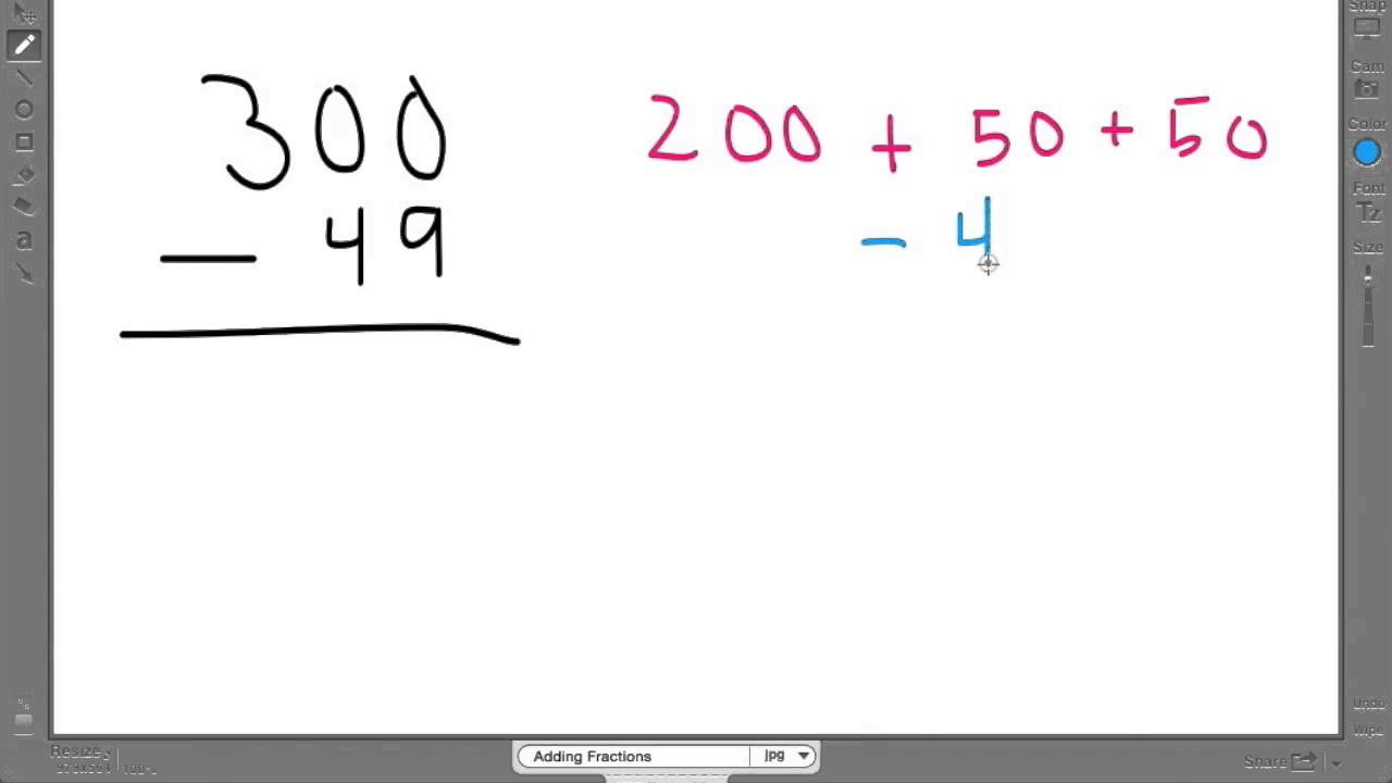 Subtraction With Decomposition YouTube