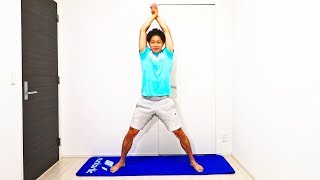 【10分】二の腕脂肪燃焼！自宅で道具なしの筋トレ有酸素運動！