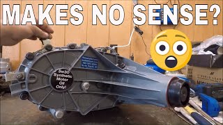 I PUT MOTOR OIL IN MY DURAMAX TRANSFER CASE?  I DIDN'T BELIEVE THEM, BUT THEY WERE RIGHT!