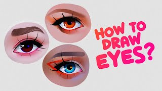 The Ultimate EYES DRAWING Tutorial