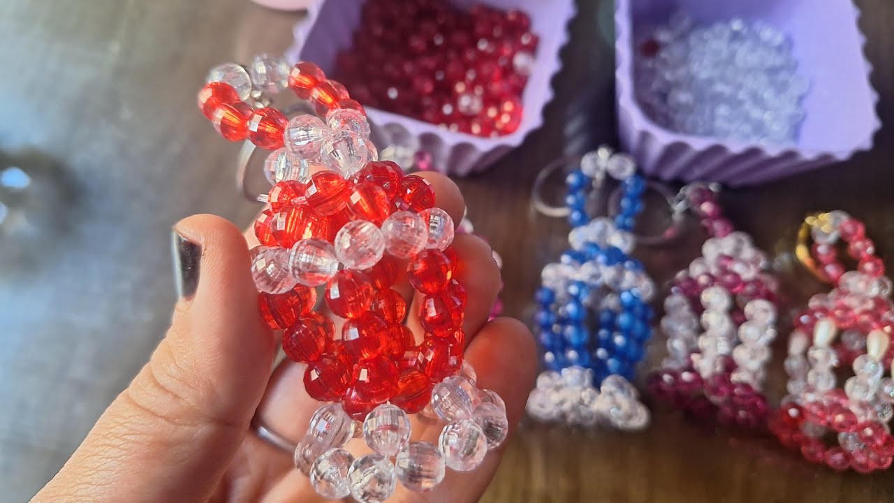 طريقة عمل فانوس ميدالية خرز رمضان ٢٠٢٤، how to make a Keychain lantern