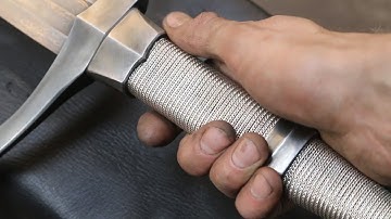 Forging a longsword part 4, making the scabbard.