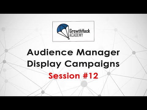 Media Buying Session #12 - Search and Display Campaign - Audience Manager