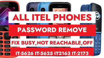 All Itel Keypad|Button PhonePassword|Passcode|Privacy Remove in IT-5625|IT-5626|IT-2163|IT-2173|2022