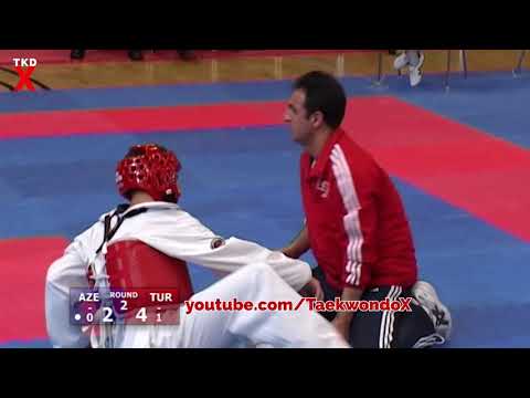 Taekwondo Euros 2006 Male Bantam Weight Semi Final - I Shahbazov (AZE) v K Dinçsalman (TUR)