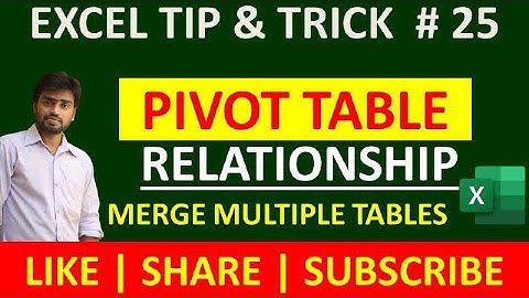 Advanced Pivot Table Relationship | How To Use Relationship in Excel | Pivot Table #nkexcelclasses