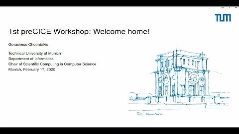 preCICE Workshop 2020: Opening & Introduction Blitz