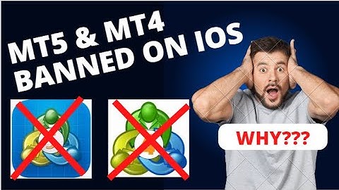 MetaTrader 4 and MetaTrader 5 has been removed from Applestore