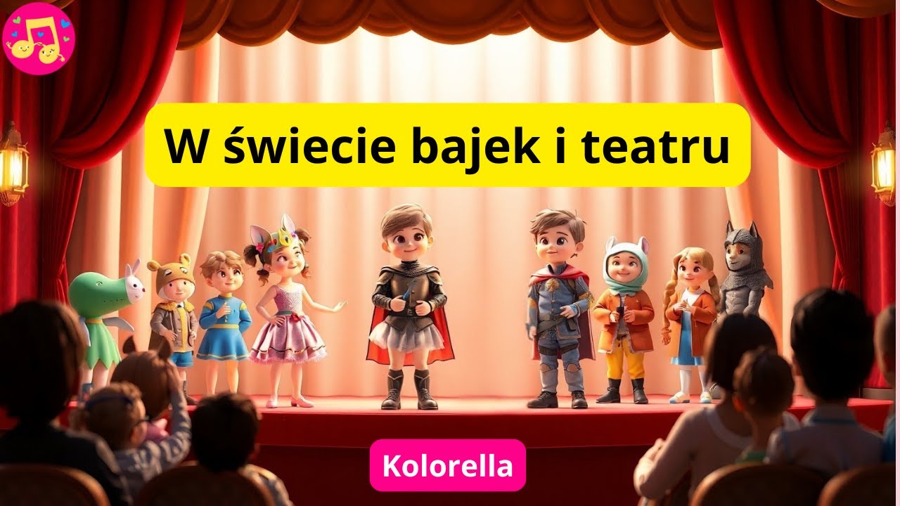 W świecie bajek i teatru - magia teatru- piosenka o teatrze dla dzieci