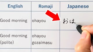 Learn 23 Basic Japanese Greetings in Hiragana | Write & Read for Beginners