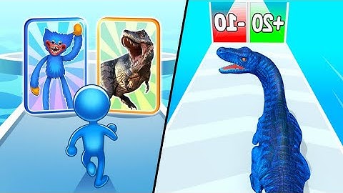 Monster Run Battle Squad | Dinosaur Evolution Dino Run / All Level Gameplay: Android,iOS
