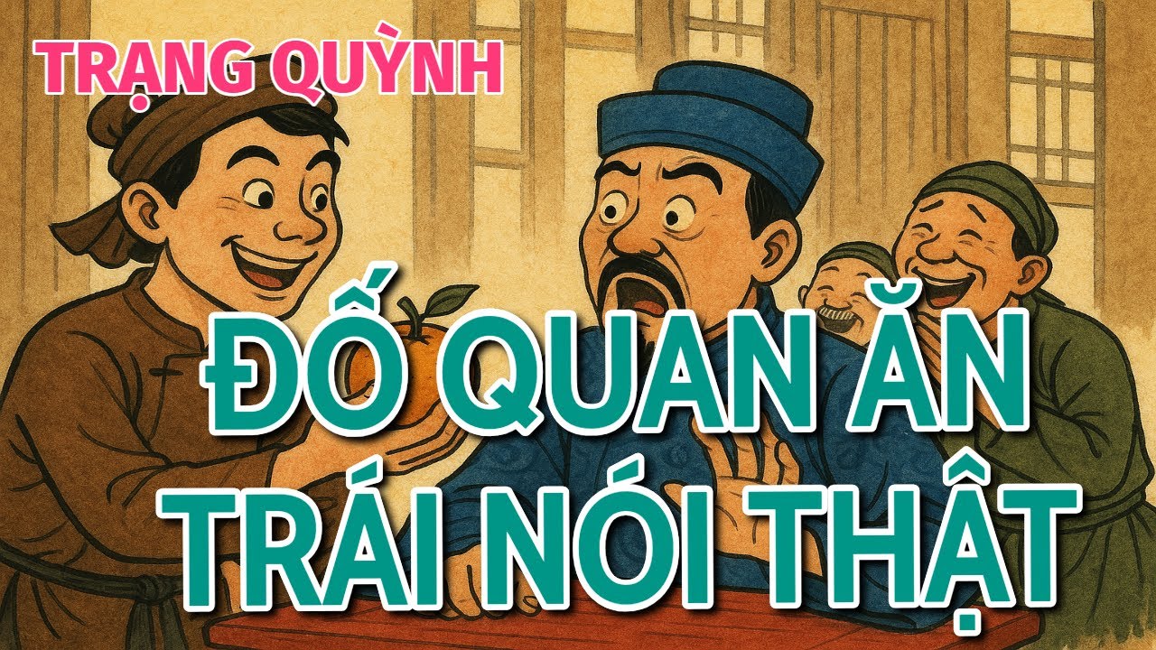 TRẠNG QUỲNH ĐỐ QUAN ĂN TRÁI NÓI THẬT