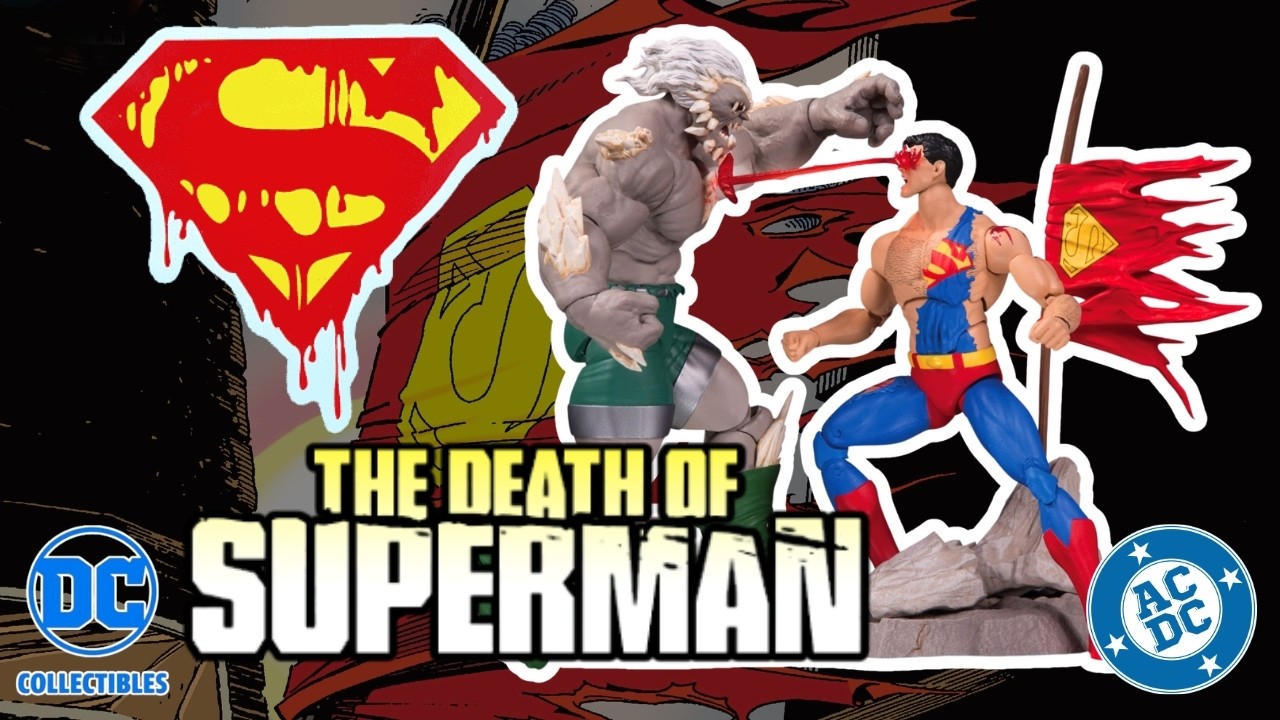 LA MUERTE DE SUPERMAN! EL MEJOR PAQUETE DE FIGURAS DC ICONS💥🔴🔵 UNBOXING | HISTORIA