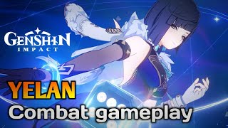 Yelan Demo Combat Gameplay -Genshin Impact