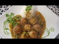 ALBONDIGAS EN SALSA