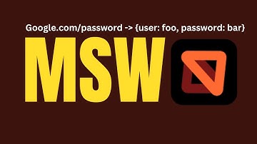 Mocking API responses with MSW