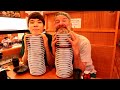 Sushi in Japan vs. Sushi USA - (Kura Zushi Chain Restaurant) - Eric Meal Time #574