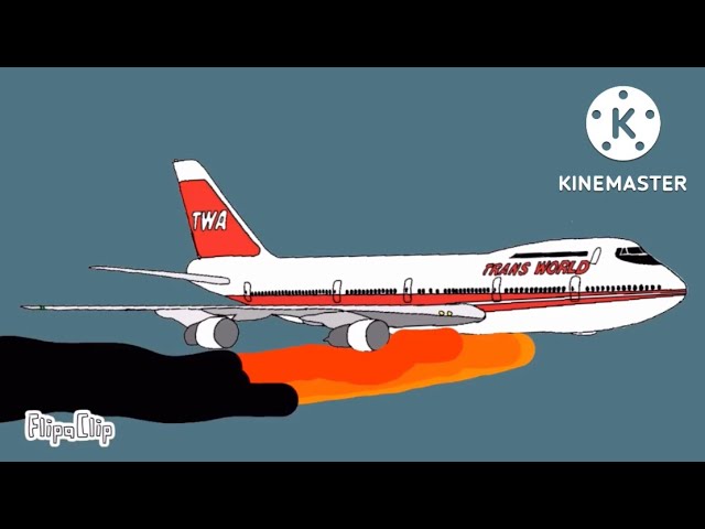 TWA Flight 800 - Crash Animation 3 