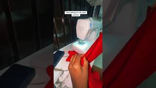 The making of a trouser pocket #tutorial #fashion #process #sewingtutorial #trouser