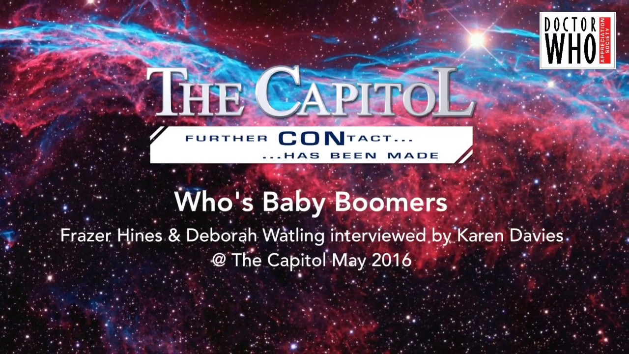 Frazer Hines and Deborah Watling - DWAS - Further CONtact Has Been Made 2020