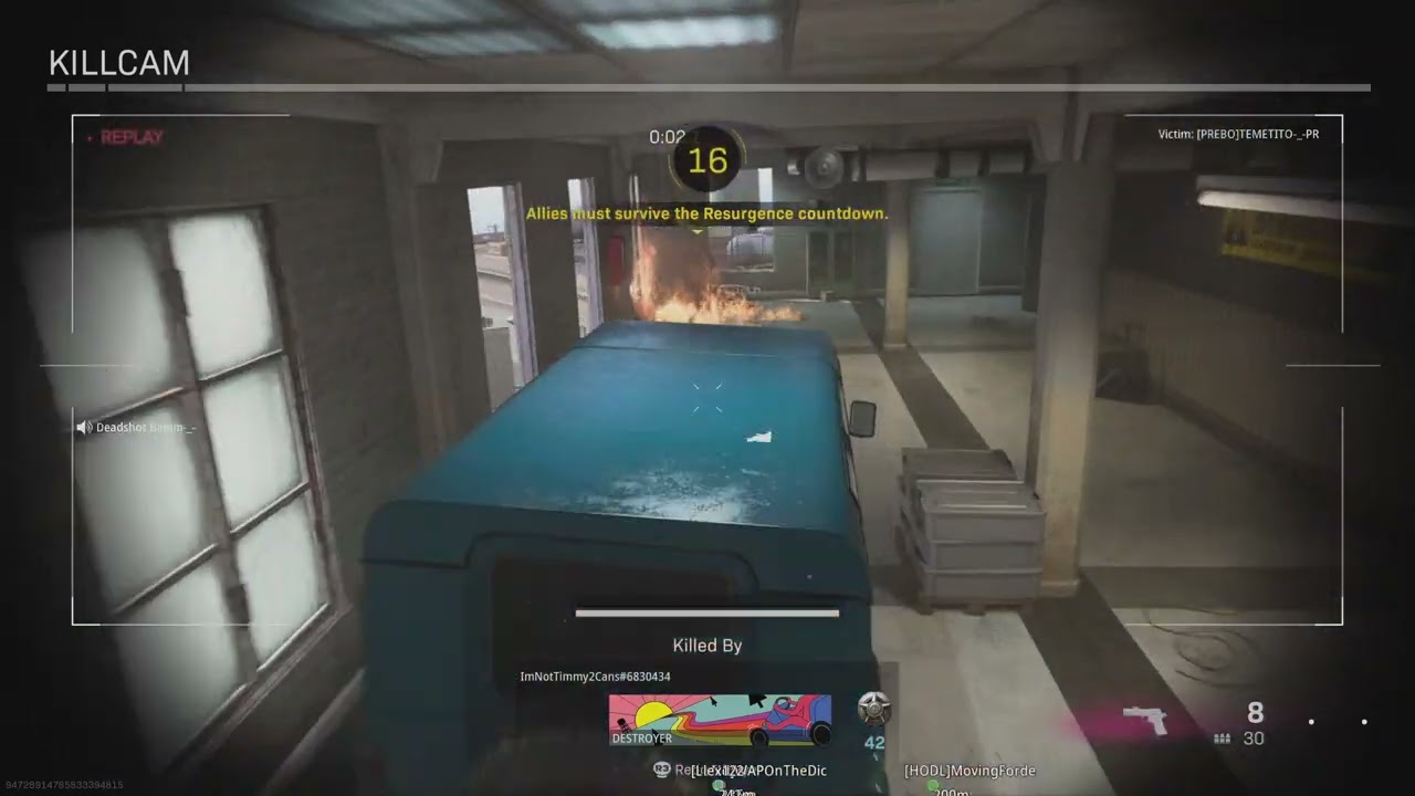 Cod WZ REBIRTH blooper